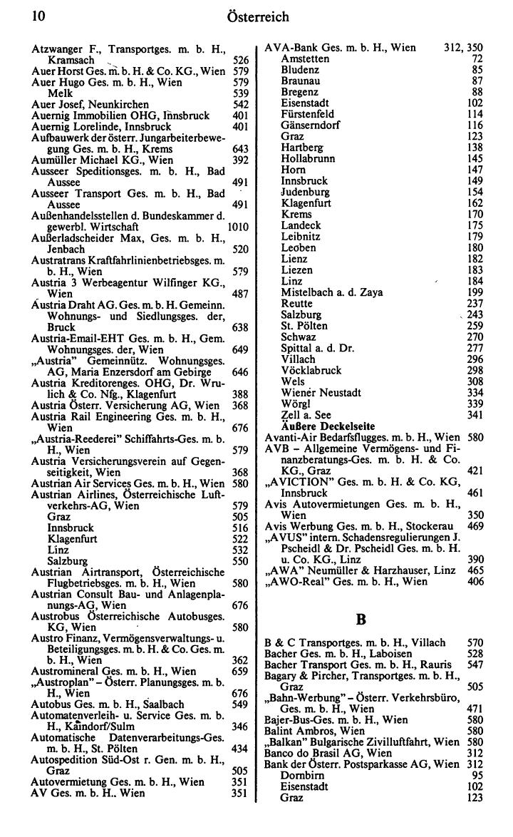 Dienstleistungs- und Behörden-Compass 1984/85 - Page 18