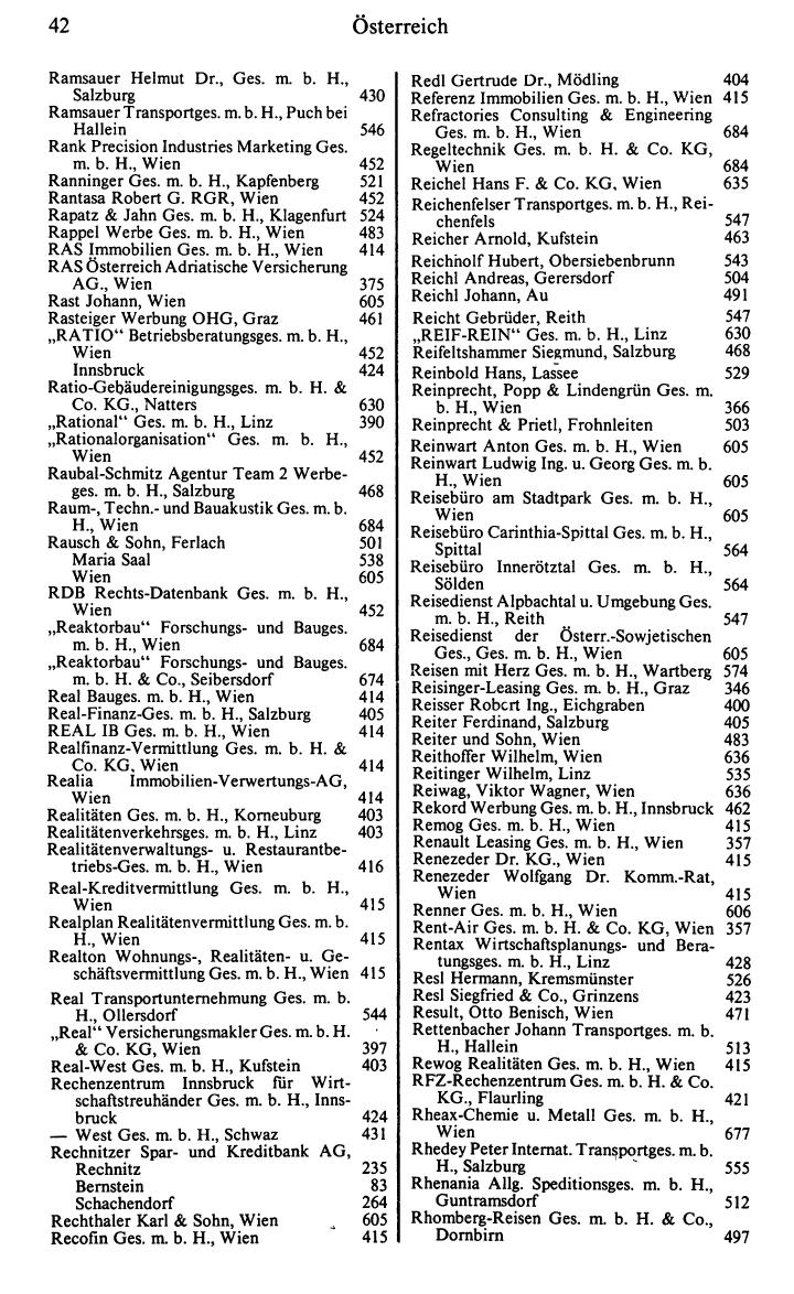Dienstleistungs- und Behörden-Compass 1984/85 - Seite 50