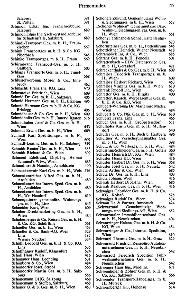 Dienstleistungs- und Behörden-Compass 1984/85 - Page 53
