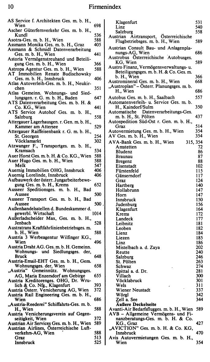 Dienstleistungs- und Behörden-Compass 1985/86 - Page 18