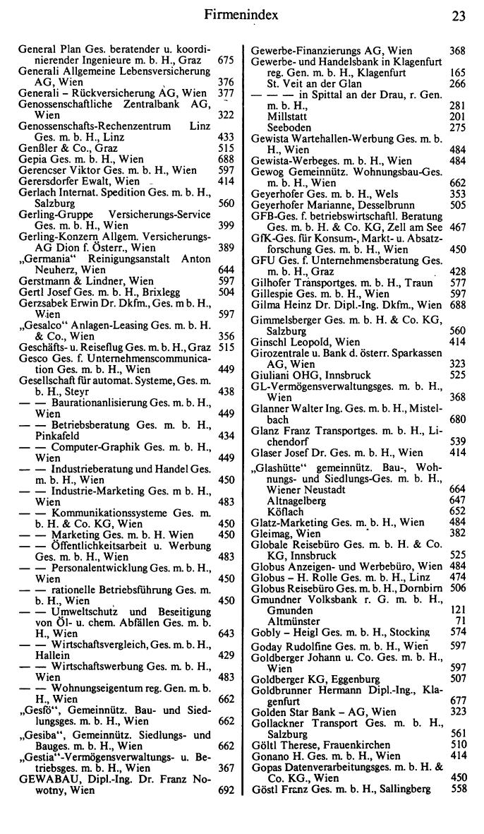 Dienstleistungs- und Behörden-Compass 1985/86 - Page 31