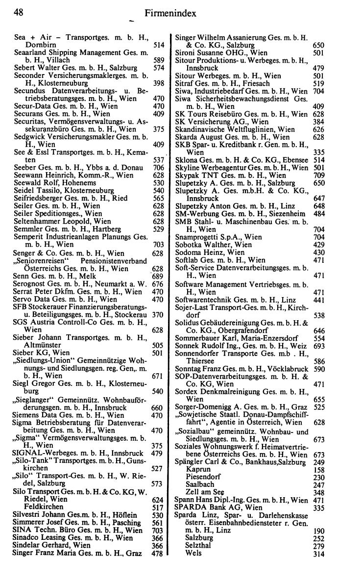 Dienstleistungs- und Behörden-Compass 1986/87 - Page 56