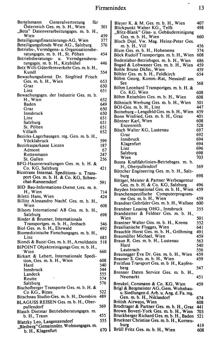 Dienstleistungs- und Behörden-Compass 1988/89 - Page 21