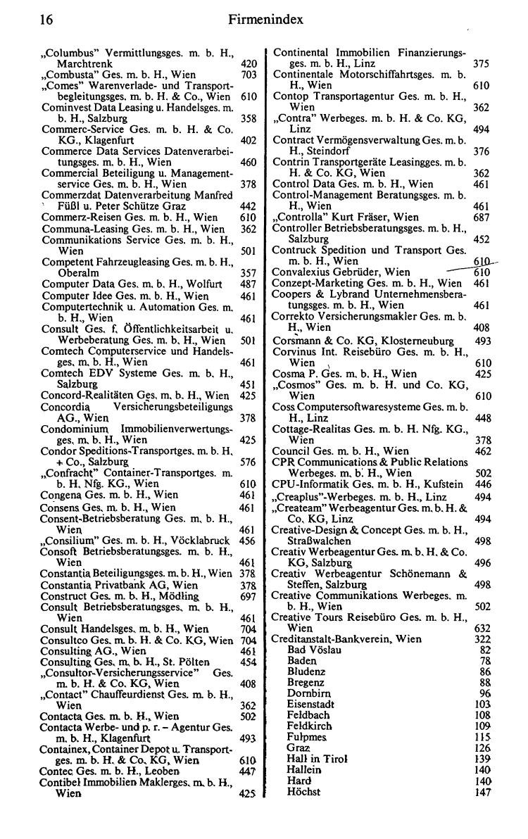 Dienstleistungs- und Behörden-Compass 1988/89 - Page 24