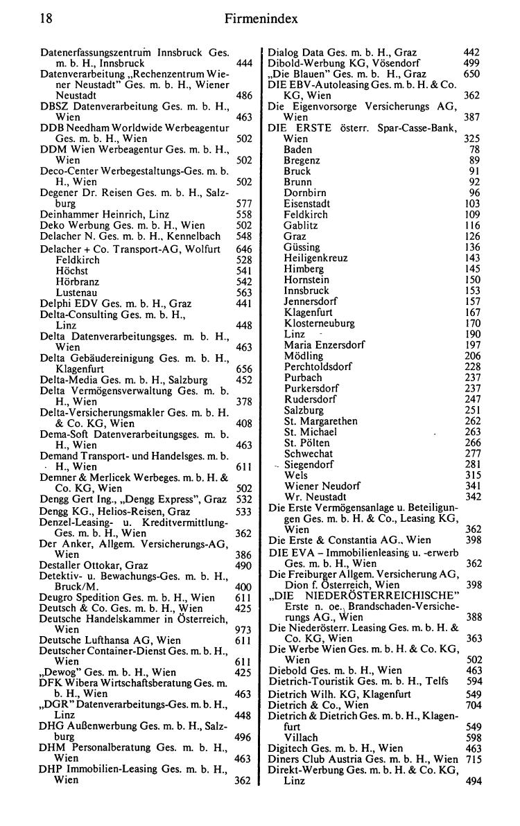 Dienstleistungs- und Behörden-Compass 1988/89 - Seite 26