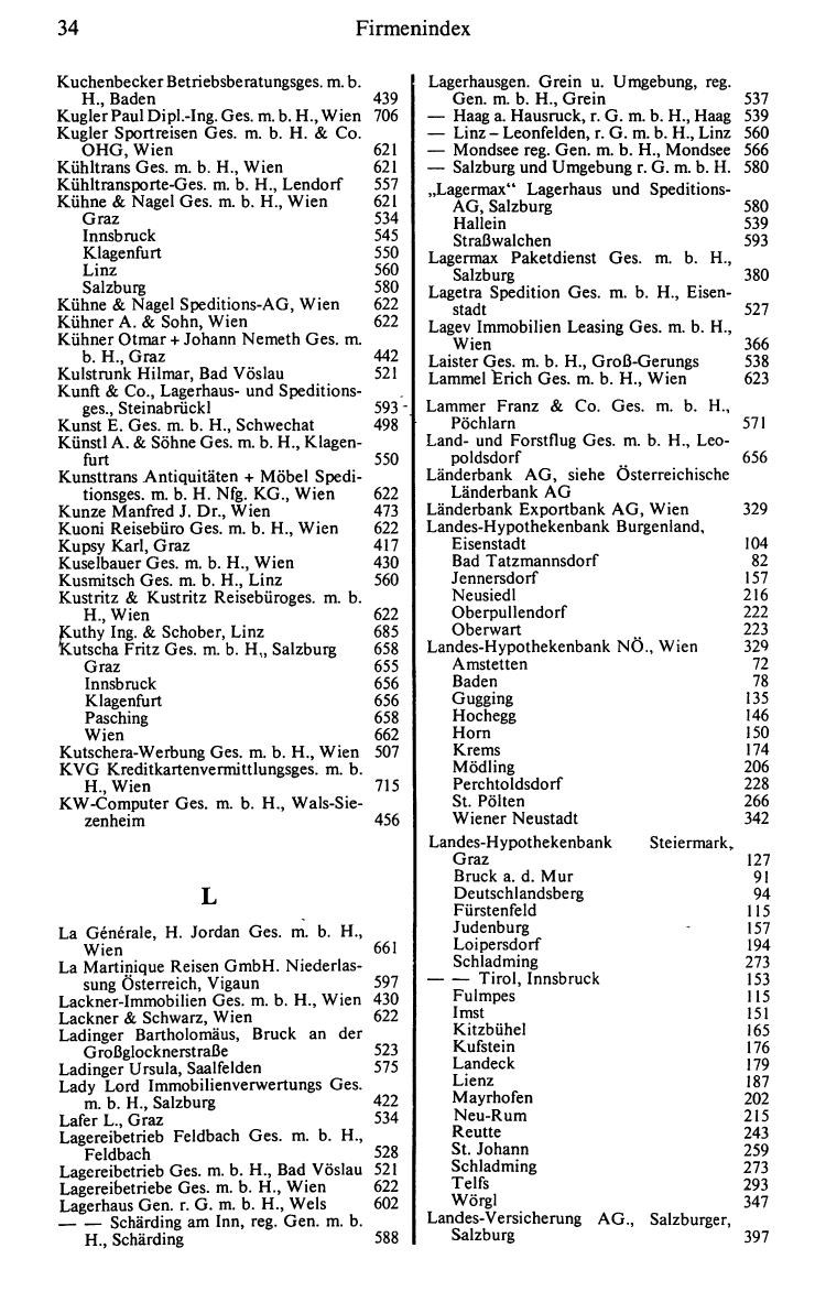 Dienstleistungs- und Behörden-Compass 1988/89 - Page 42