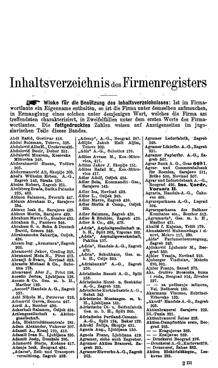 Compass: Finanzielles Jahrbuch 1925, Band VI: Jugoslawien, Ungarn. - Page 37