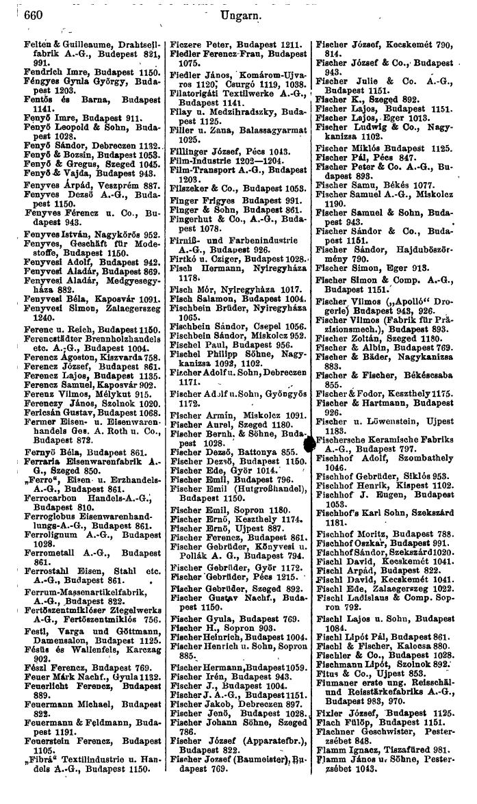 Compass: Finanzielles Jahrbuch 1925, Band VI: Jugoslawien, Ungarn. - Seite 722