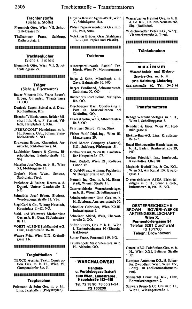 Handels-Compass 1980/81 - Page 2536