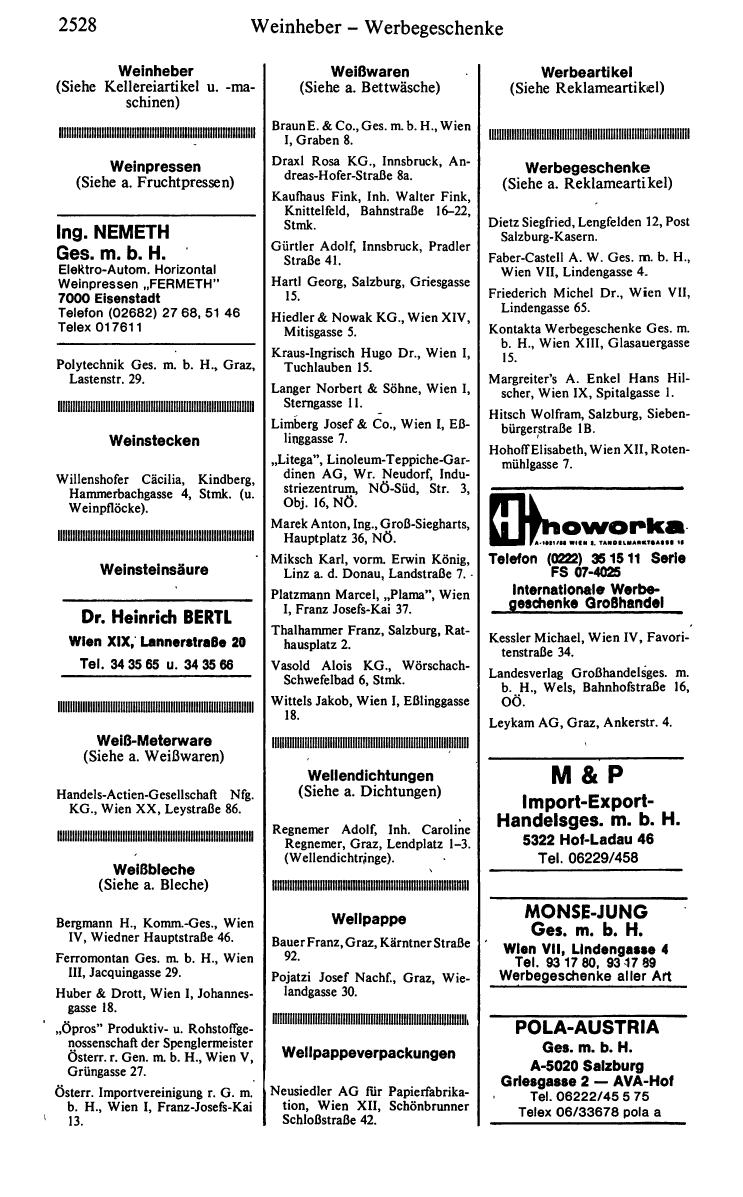 Handels-Compass 1980/81 - Page 2558