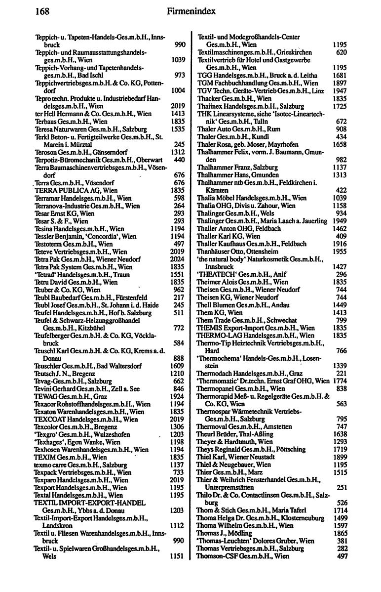 Handels-Compass 1990/91 - Seite 186