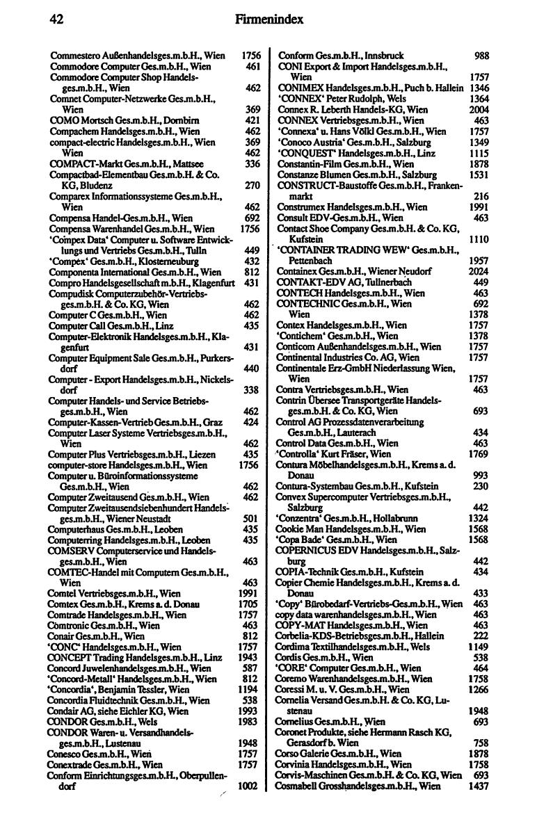 Handels-Compass 1990/91 - Seite 60