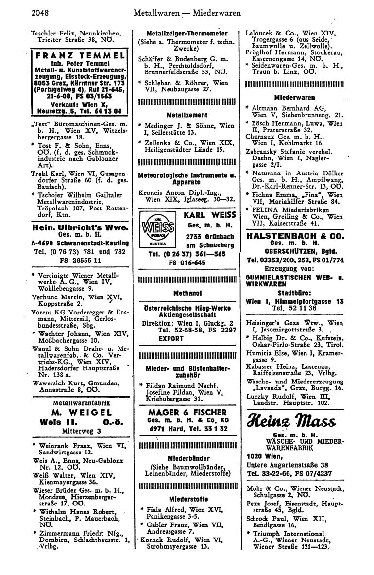 Industrie-Compass 1973 - Seite 2170