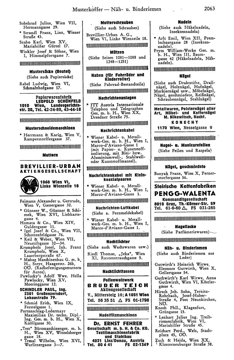 Industrie-Compass 1973 - Seite 2185