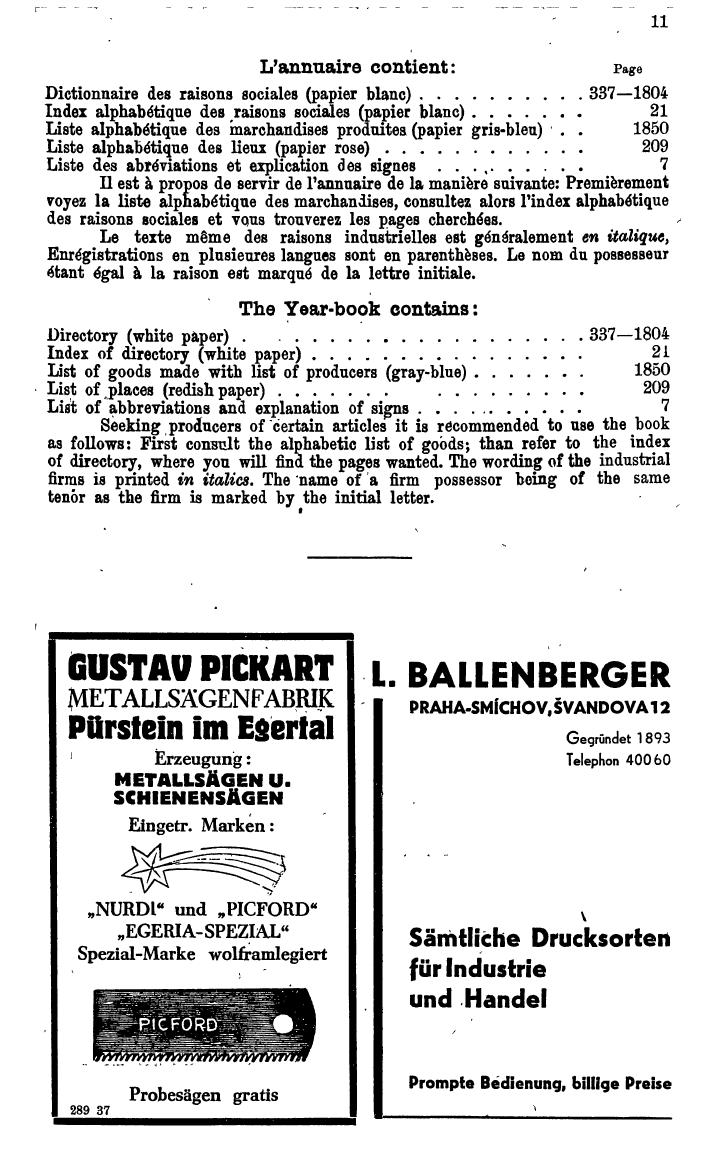 Compass. Industrielles Jahrbuch 1937: Tschechoslowakei. - Page 15