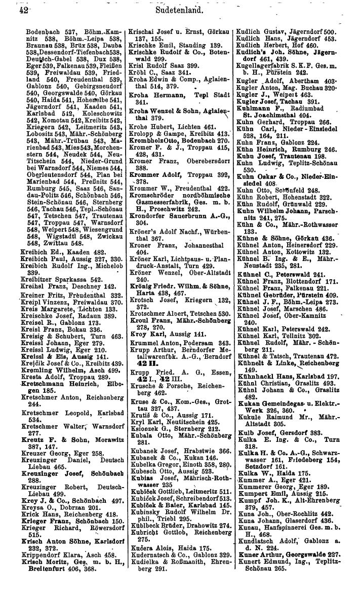 Compass. Kommerzielles Jahrbuch 1940: Sudetenland. - Page 52
