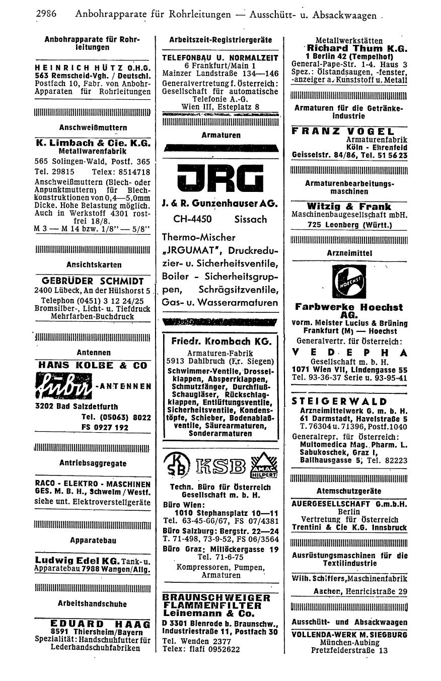 Industrie-Compass 1968 - Seite 3154