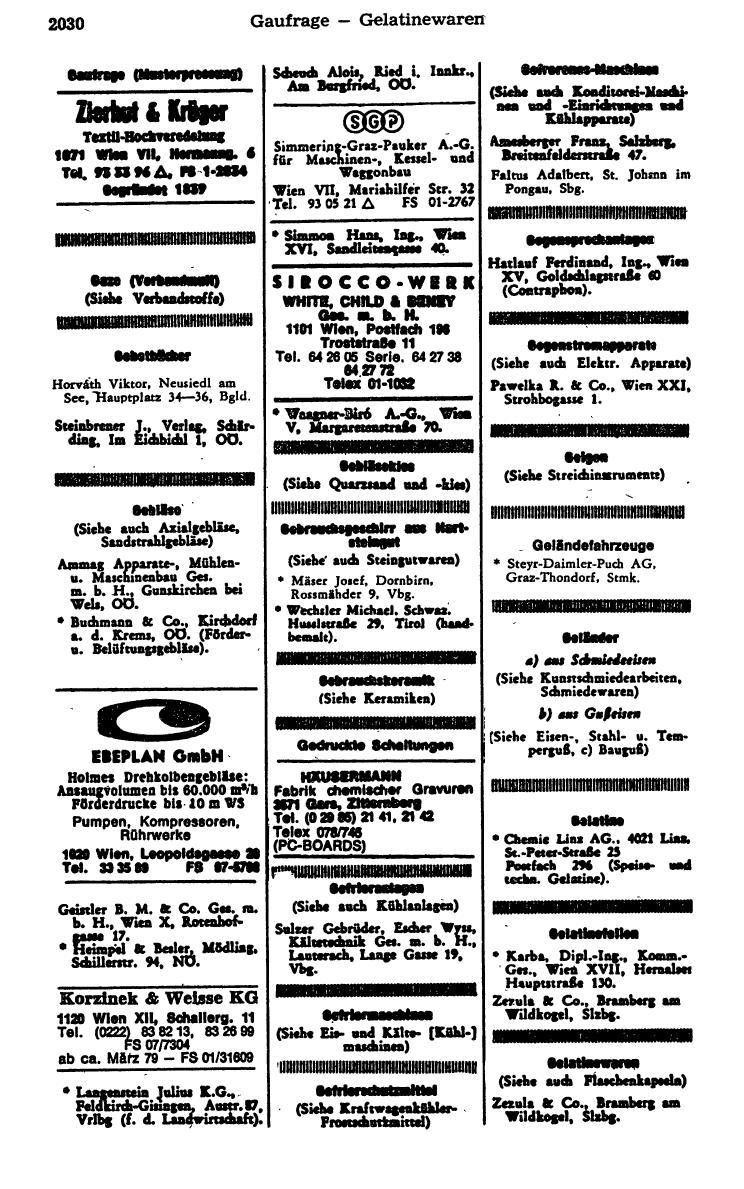 Industrie-Compass 1978/79 - Seite 2094