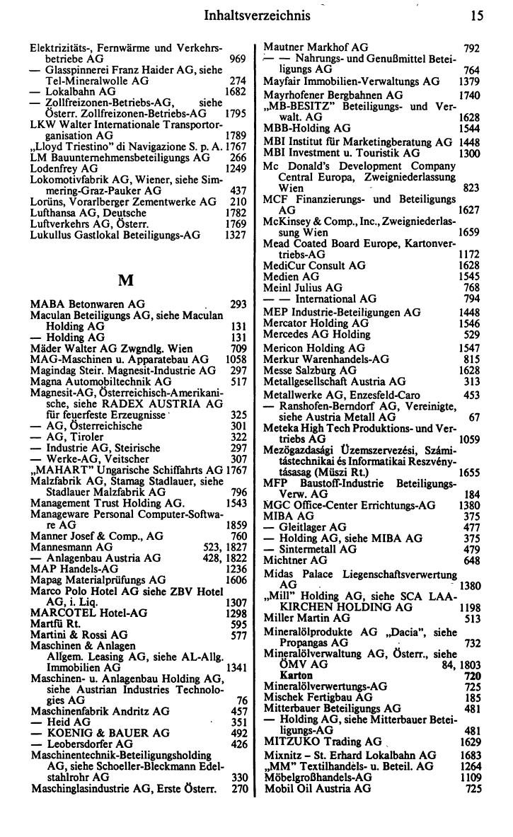 Inhaltsverzeichnis Compass 1992 - Page 11