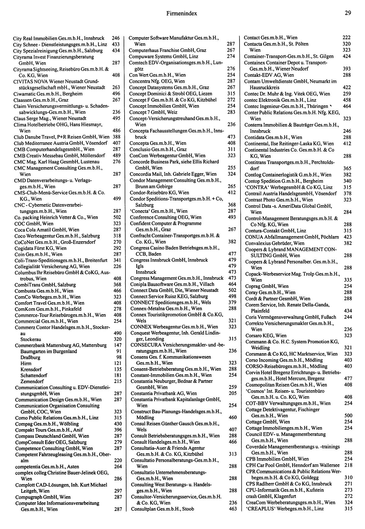 Dienstleistungs-Compass 1996/97 - Seite 29