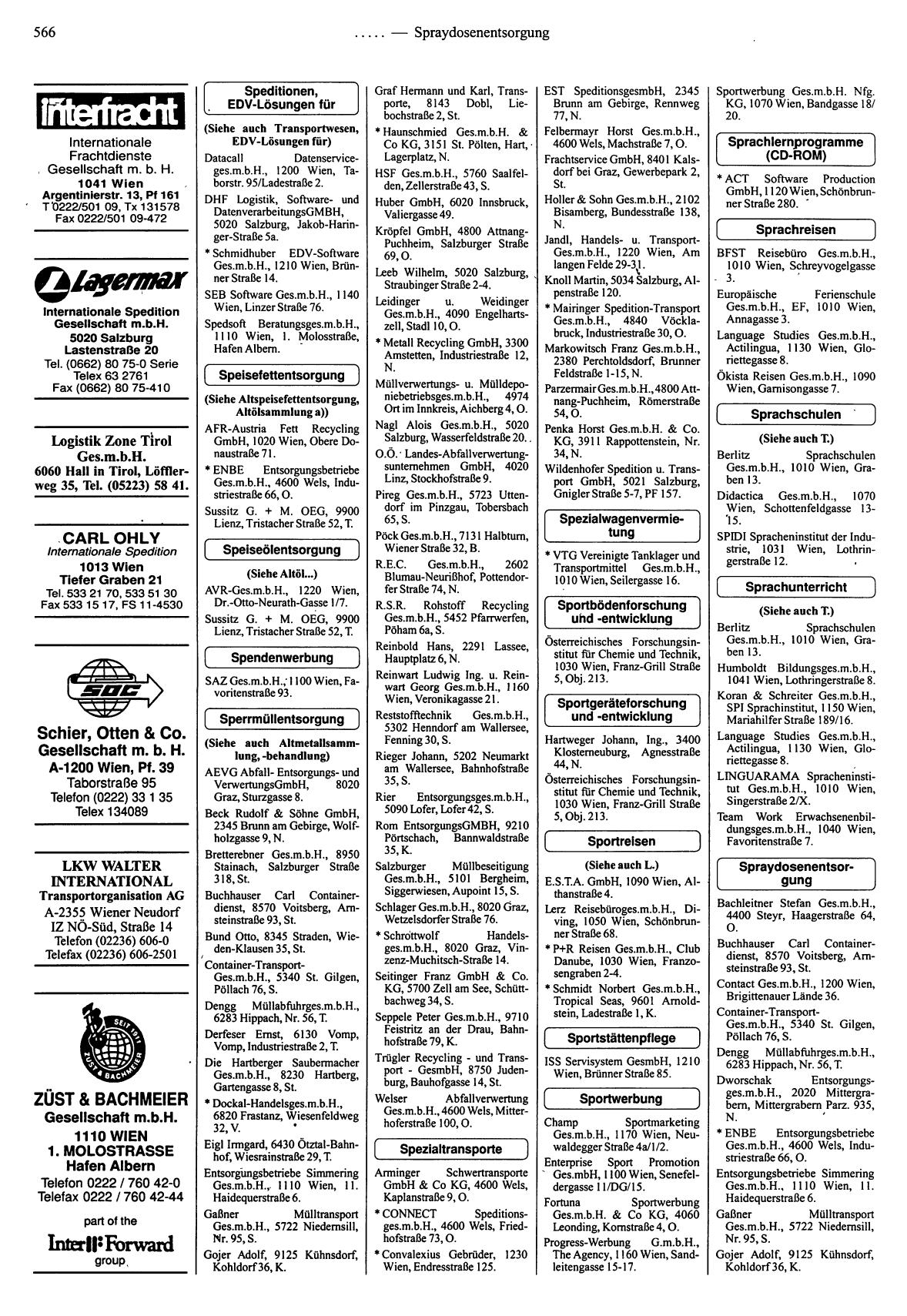 Dienstleistungs-Compass 1996/97 - Seite 566