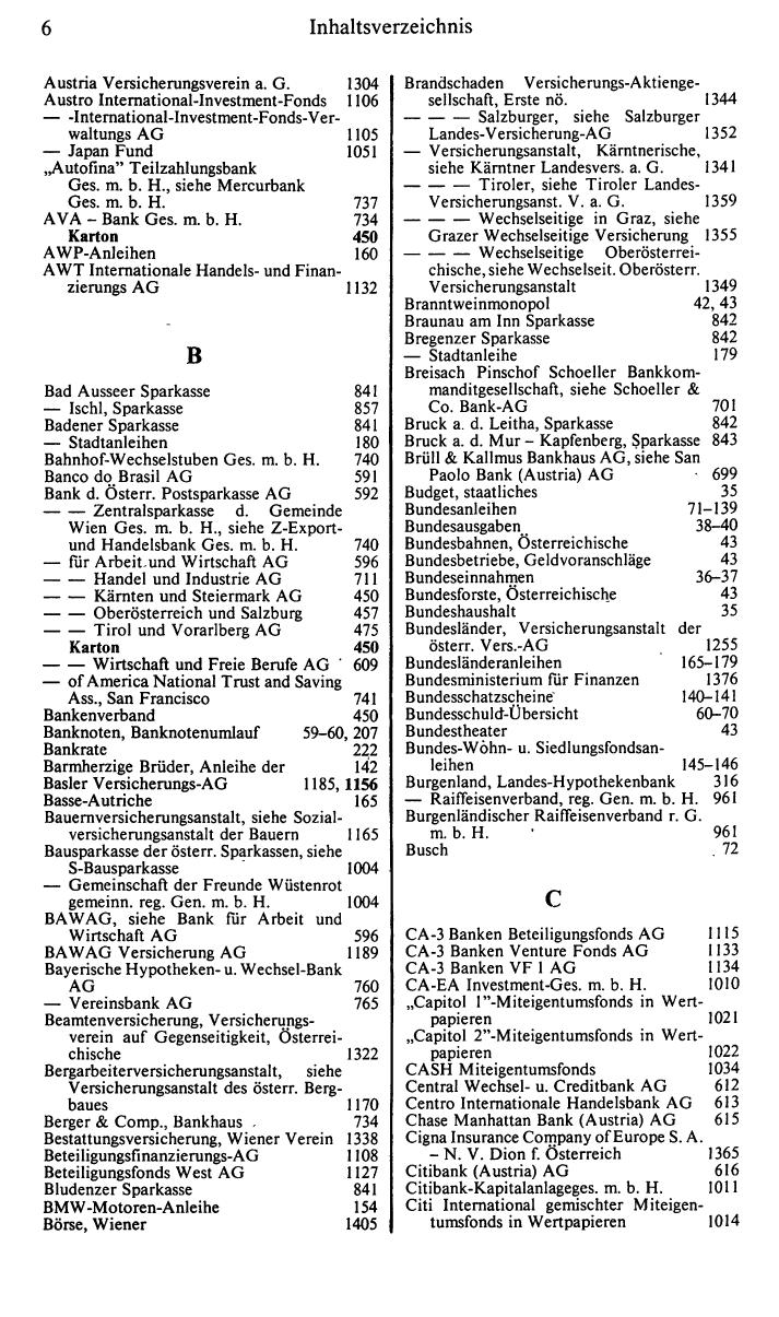 Finanz-Compass 1988/89, Band I - Page 14