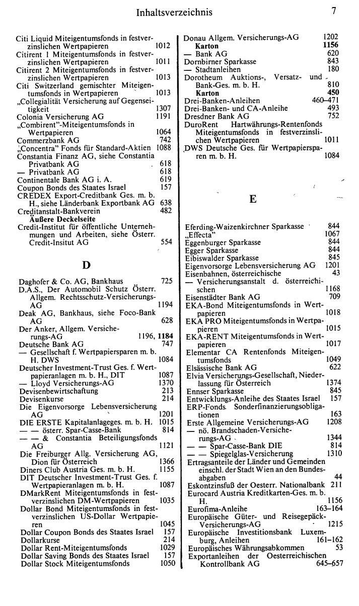 Finanz-Compass 1988/89, Band I - Page 15