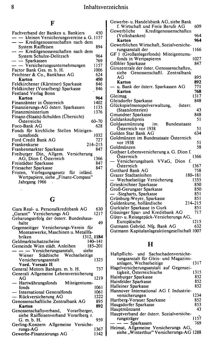 Finanz-Compass 1988/89, Band I - Page 16