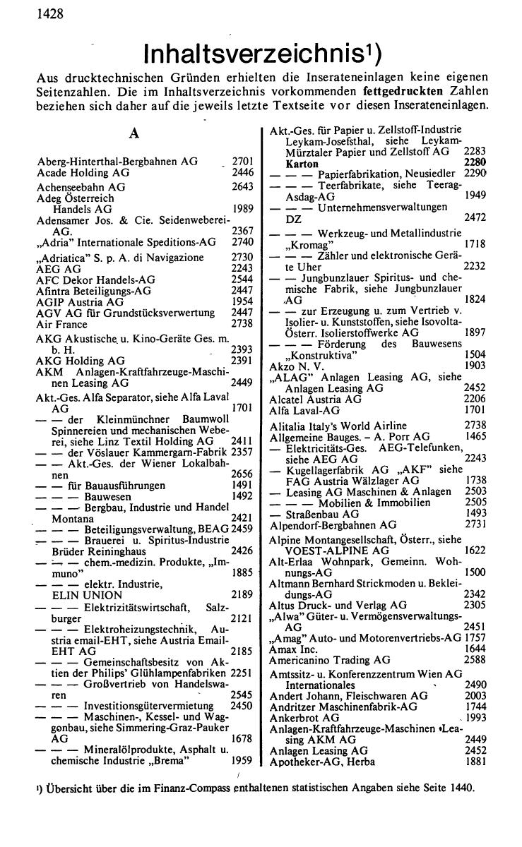 Finanz-Compass 1988/89, Band II - Page 10