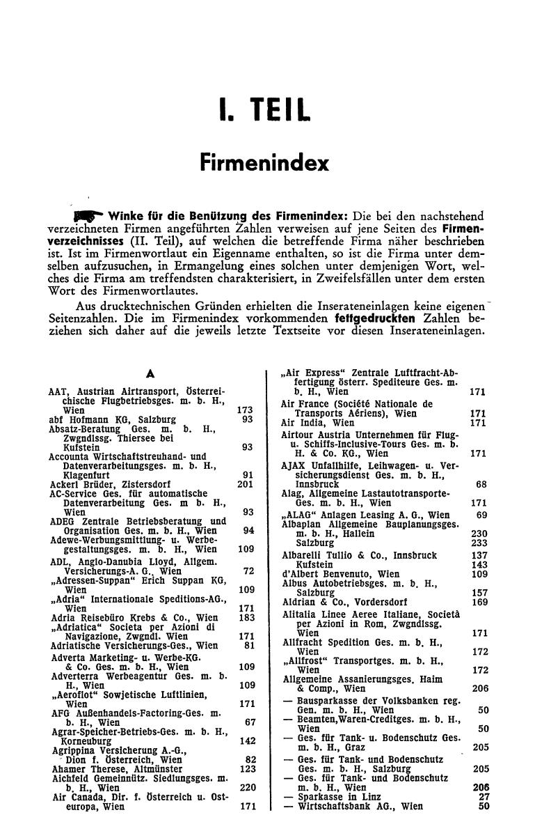 Dienstleistungs- und Behörden-Compass 1972 - Page 23