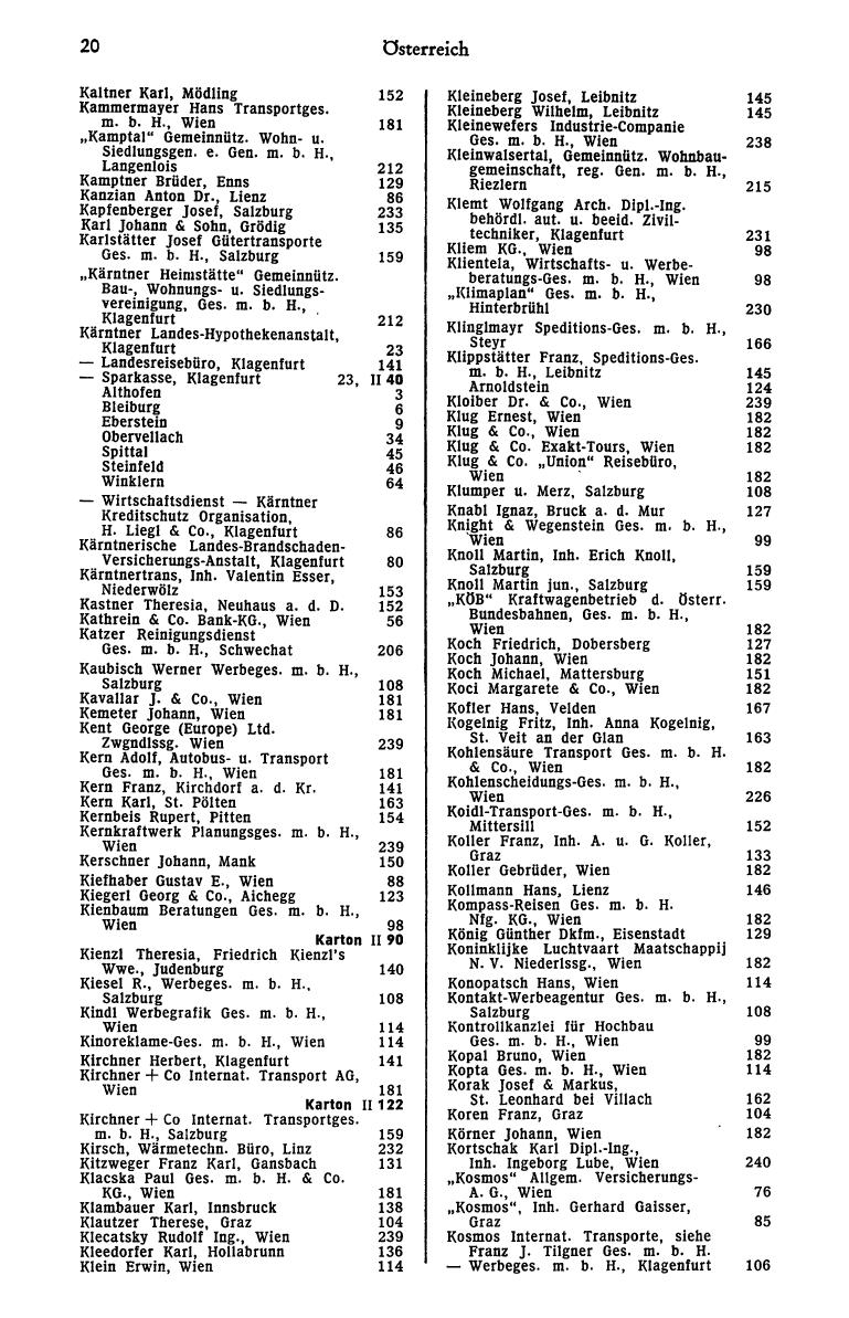 Dienstleistungs- und Behörden-Compass 1972 - Page 36