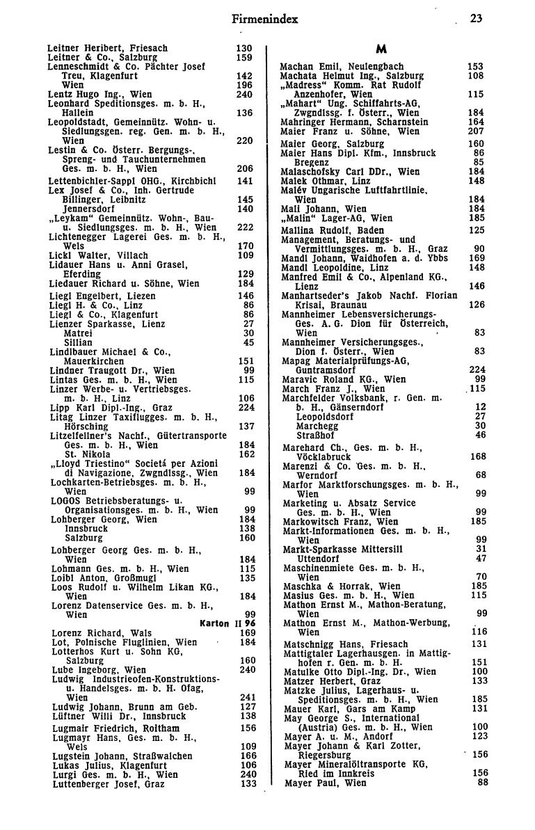 Dienstleistungs- und Behörden-Compass 1972 - Seite 39