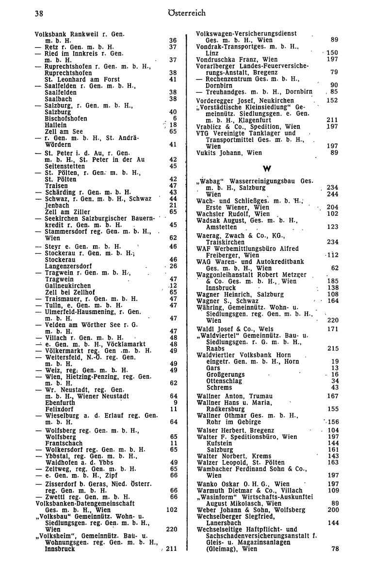 Dienstleistungs- und Behörden-Compass 1972 - Page 54