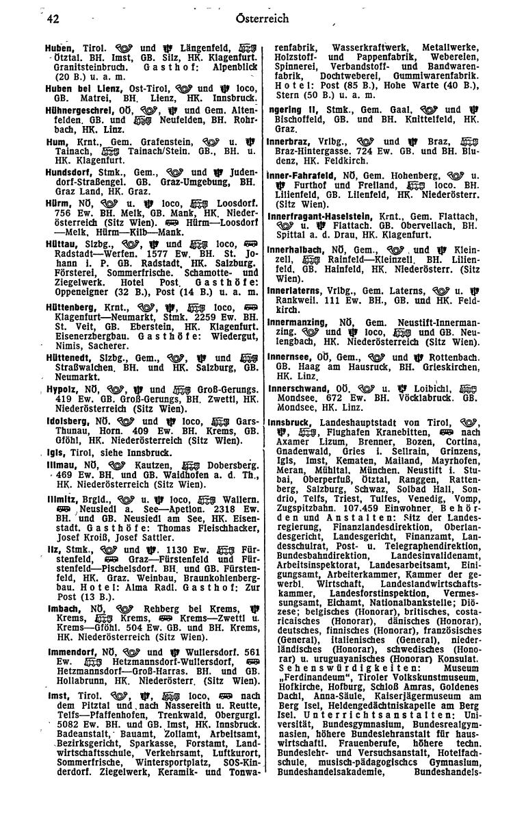 Dienstleistungs- und Behörden-Compass 1972 - Seite 602