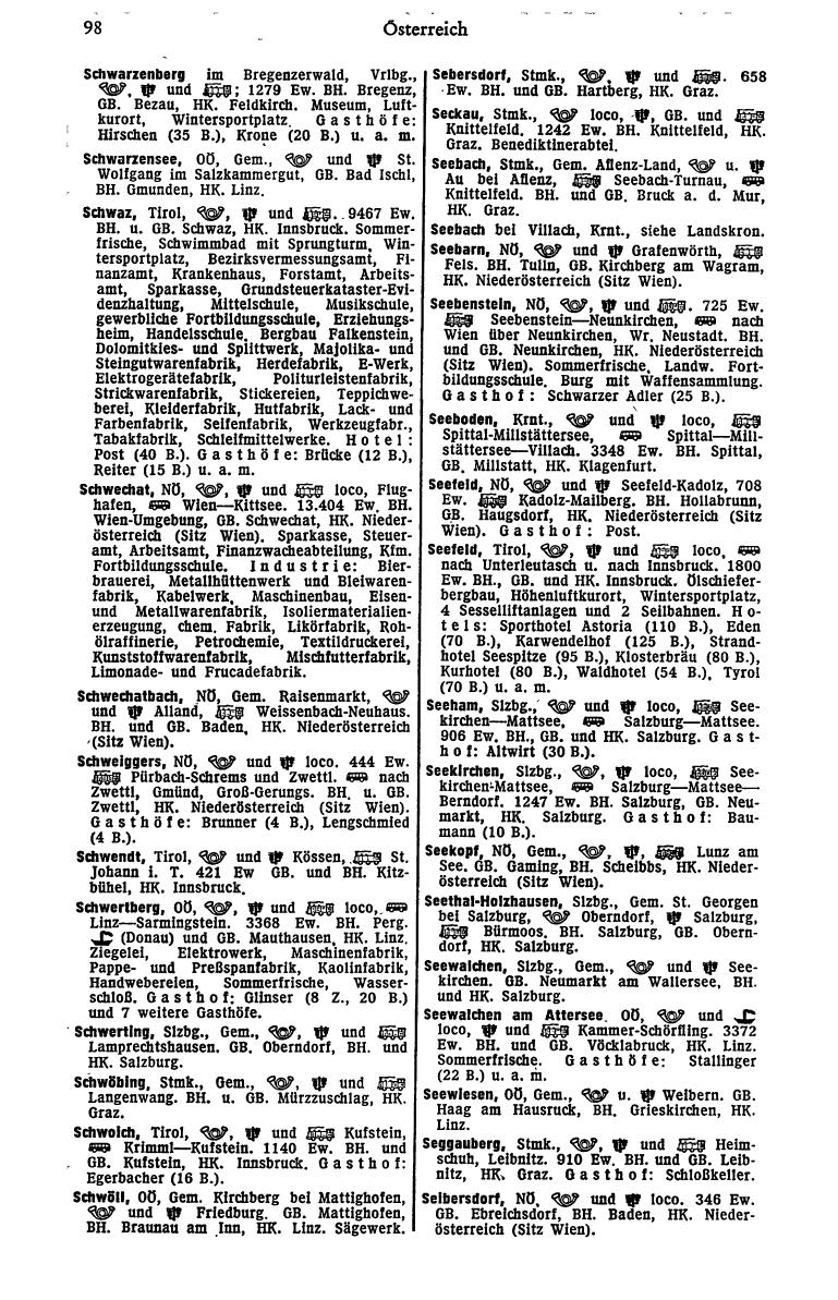 Dienstleistungs- und Behörden-Compass 1972 - Seite 658