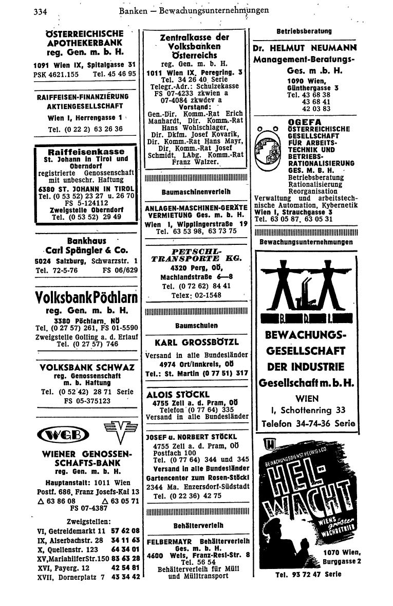 Dienstleistungs- und Behörden-Compass 1973 - Page 372