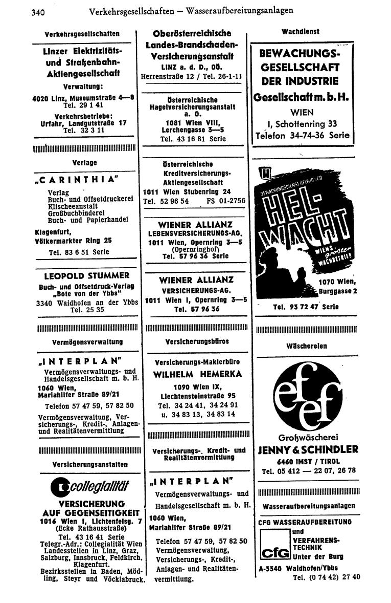 Dienstleistungs- und Behörden-Compass 1973 - Seite 378