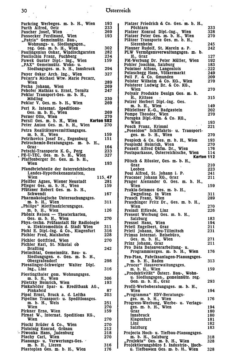 Dienstleistungs- und Behörden-Compass 1973 - Seite 38