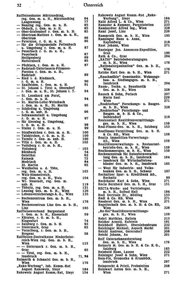 Dienstleistungs- und Behörden-Compass 1973 - Page 40