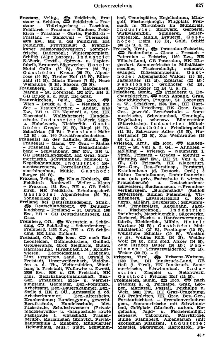 Dienstleistungs- und Behörden-Compass 1973 - Page 651