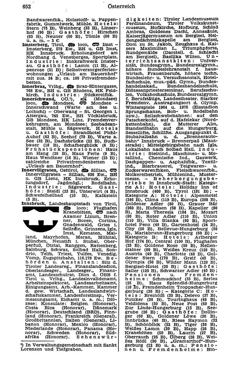 Dienstleistungs- und Behörden-Compass 1973 - Page 676