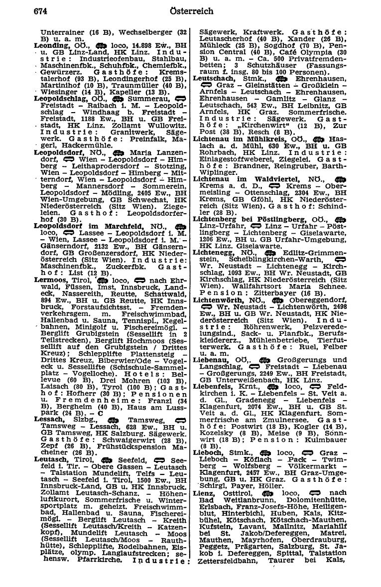 Dienstleistungs- und Behörden-Compass 1973 - Page 698