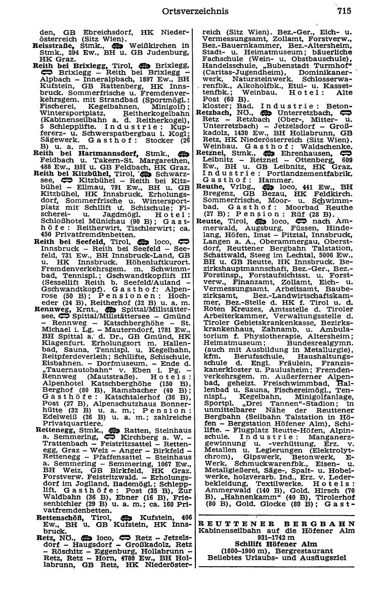 Dienstleistungs- und Behörden-Compass 1973 - Page 739