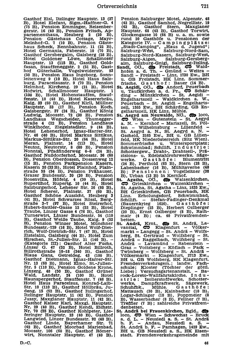 Dienstleistungs- und Behörden-Compass 1973 - Seite 745