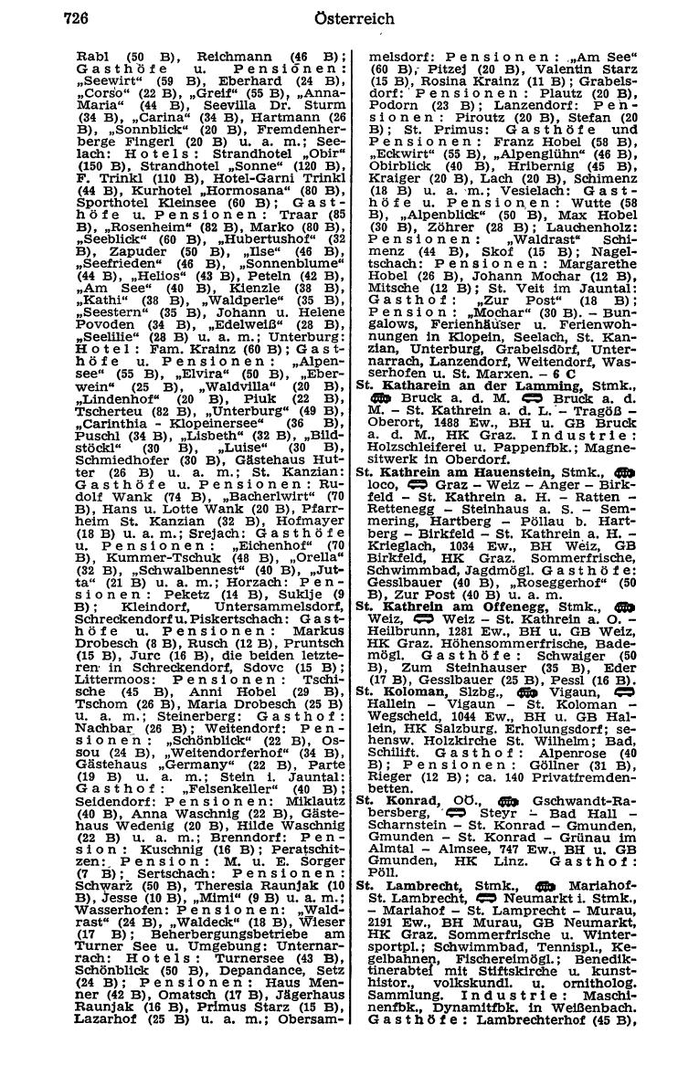 Dienstleistungs- und Behörden-Compass 1973 - Page 750