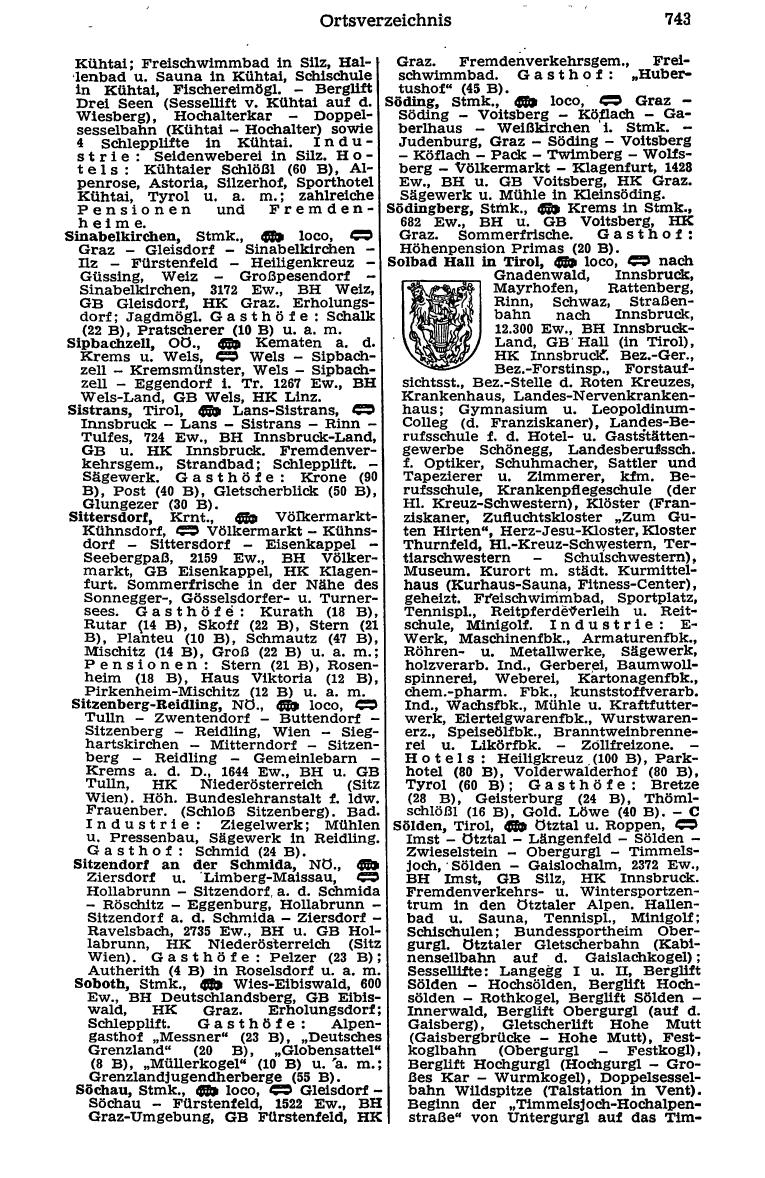 Dienstleistungs- und Behörden-Compass 1973 - Page 767