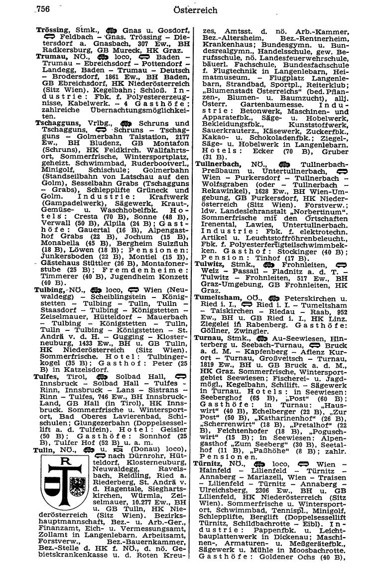 Dienstleistungs- und Behörden-Compass 1973 - Page 780