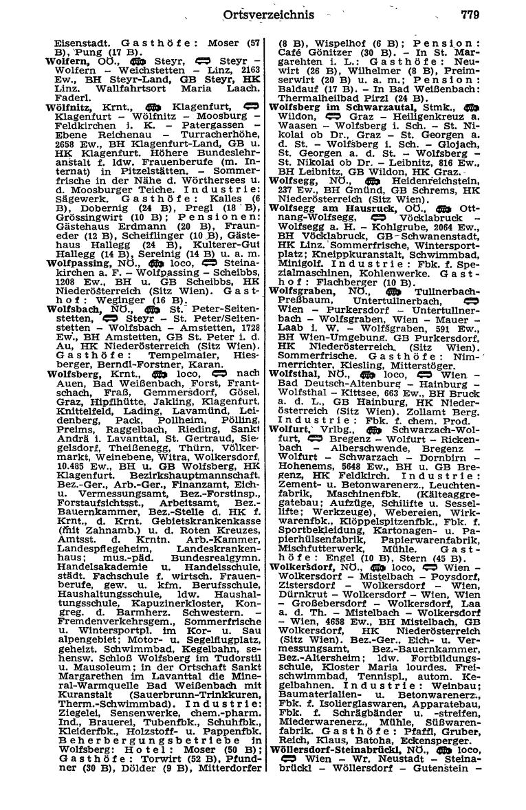 Dienstleistungs- und Behörden-Compass 1973 - Page 803