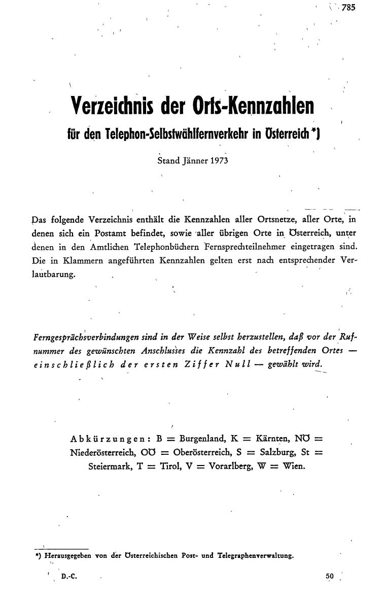 Dienstleistungs- und Behörden-Compass 1973 - Page 809