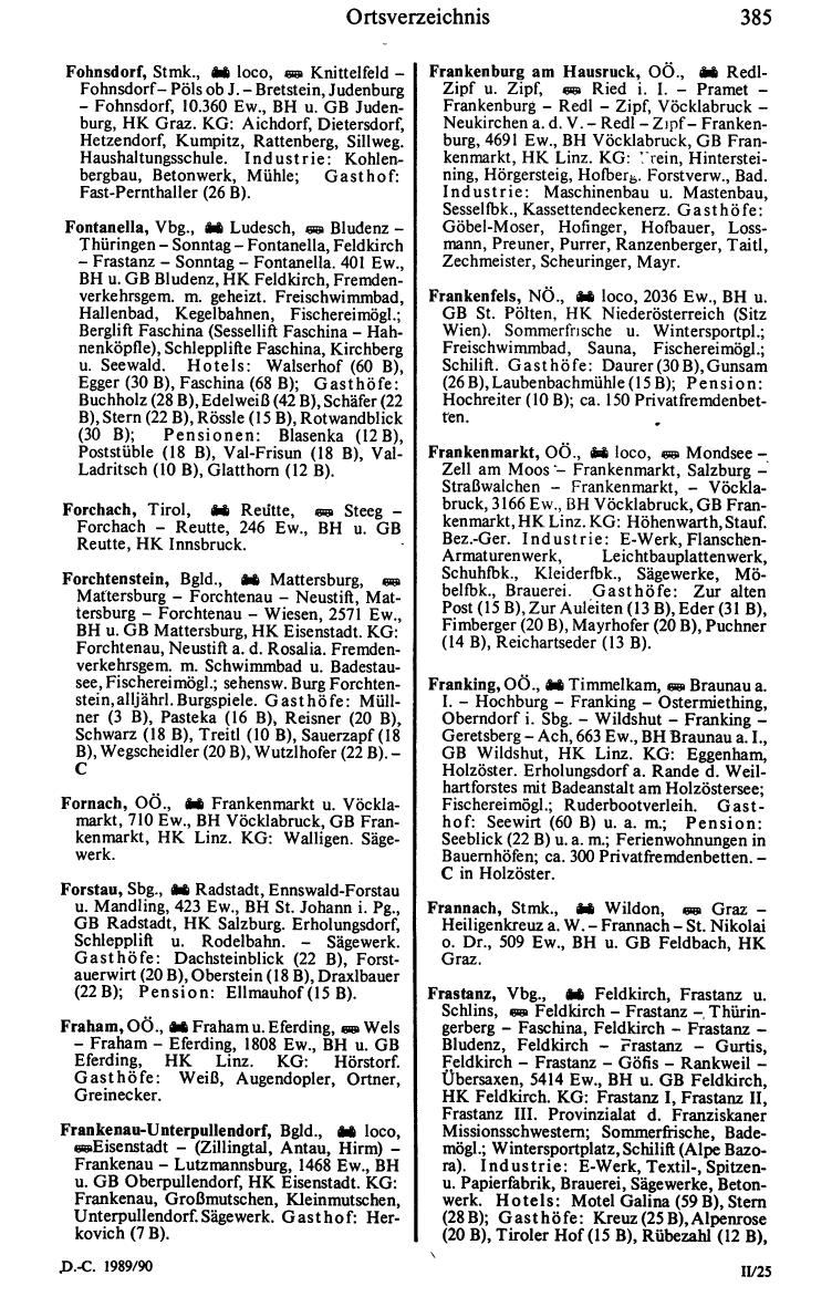 Dienstleistungs- und Behörden-Compass 1989/90 - Page 1205